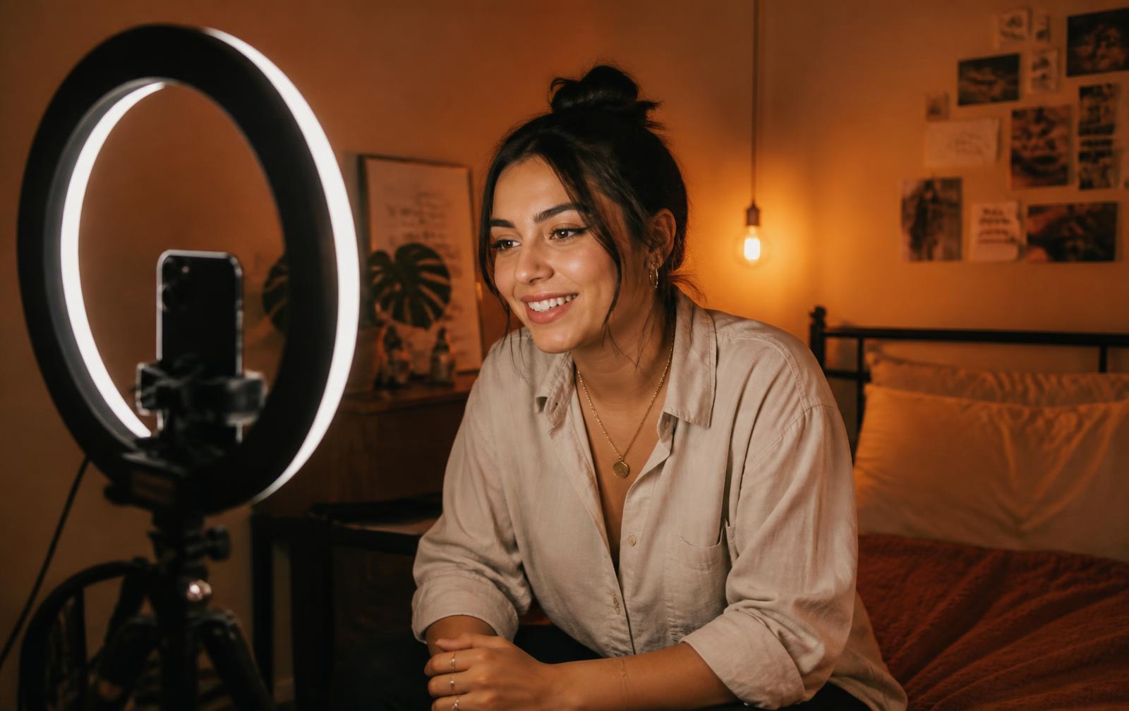 Creator working